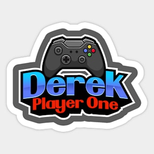 Derek Player One Sticker